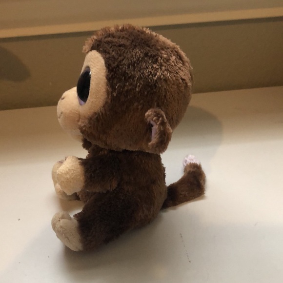 Stuffed Animal Monkey Y2K Ty Coconut 6” Plush Brown Monkey Toy - Picture 2 of 10